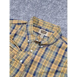 Foundry Supply Co. Mens Easy Care Shirt 3XLT Plaid Button Down Long Sleeve